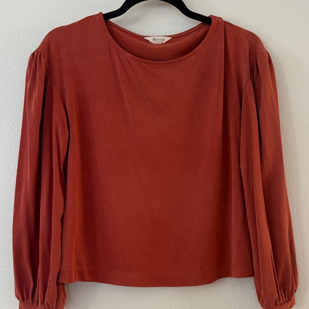 Madewell Rust Colored Top - Picture 2 of 5